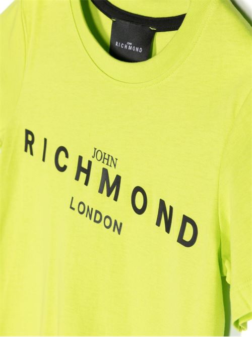 t-shirt bambino RICHMOND Junior | RBP24002TSSWLIMEBLACK